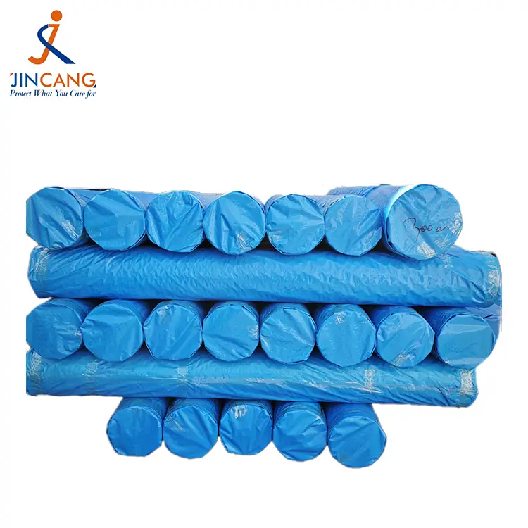 160g μπλε PE Tarpaulin roll 160g μπλε PE Tarpaulin roll