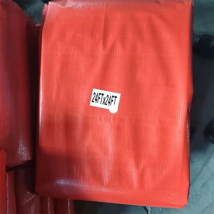 150GSM Orange PE Tarpaulin roll