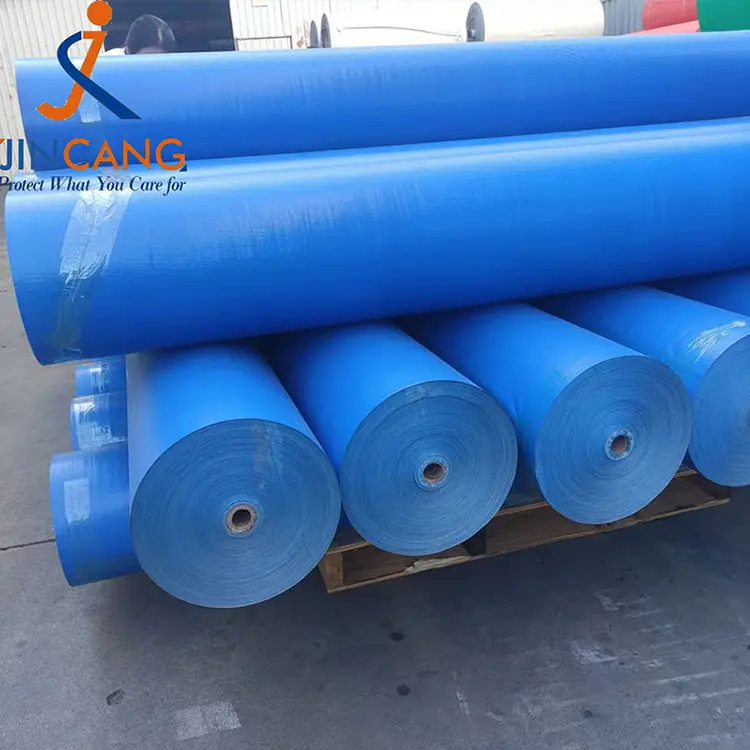160g μπλε PE Tarpaulin roll