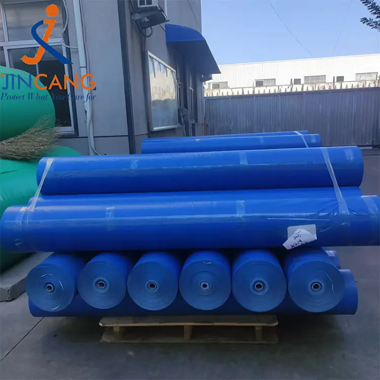 160g μπλε PE Tarpaulin roll