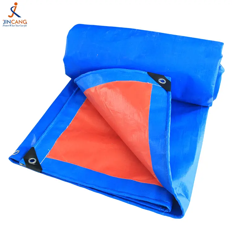 180g μπλε πορτοκαλί tarpaulin