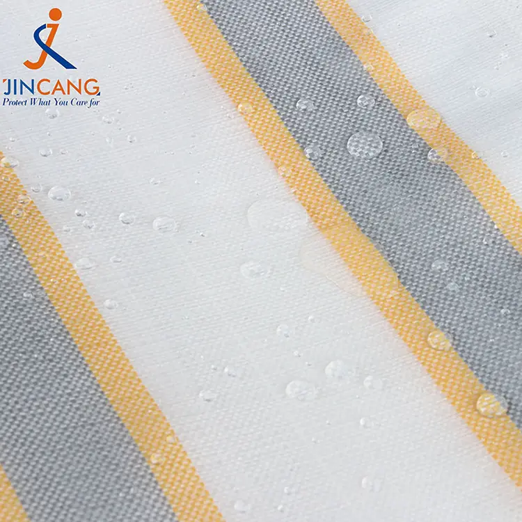 180g επιχρυσωμένο ασημένιο Tarpaulin PE