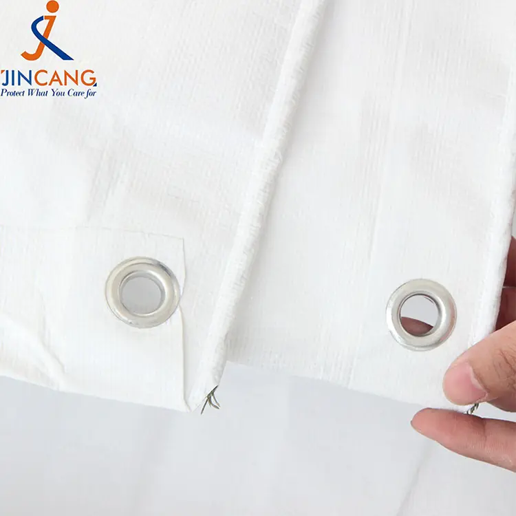 180g λευκό με εκτύπωση pe tarpaulin