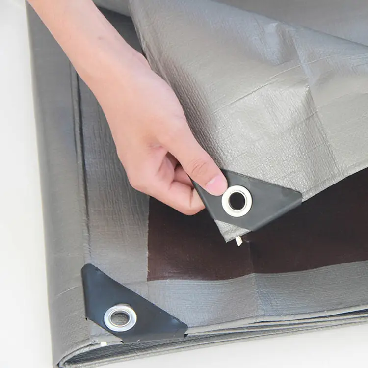 220g ασημένιο καφέ Tarpaulin