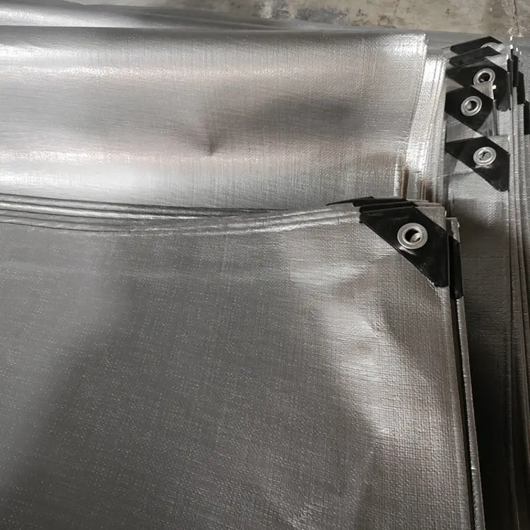 Μαύρο ασήμι 240 παρθένο tarpaulin