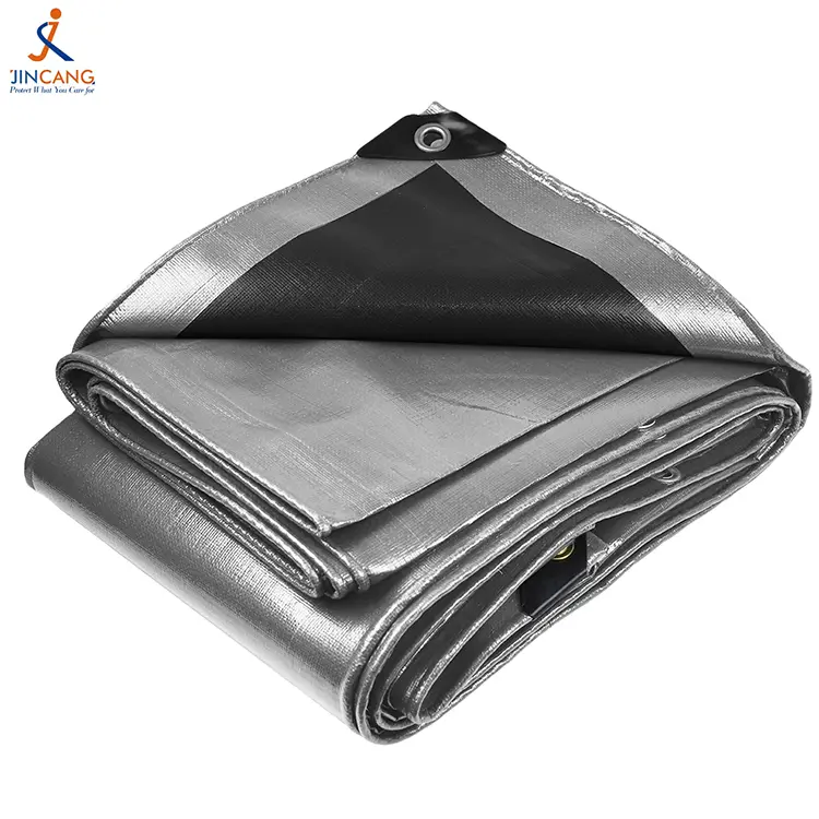 Μαύρο ασήμι 240 παρθένο tarpaulin
