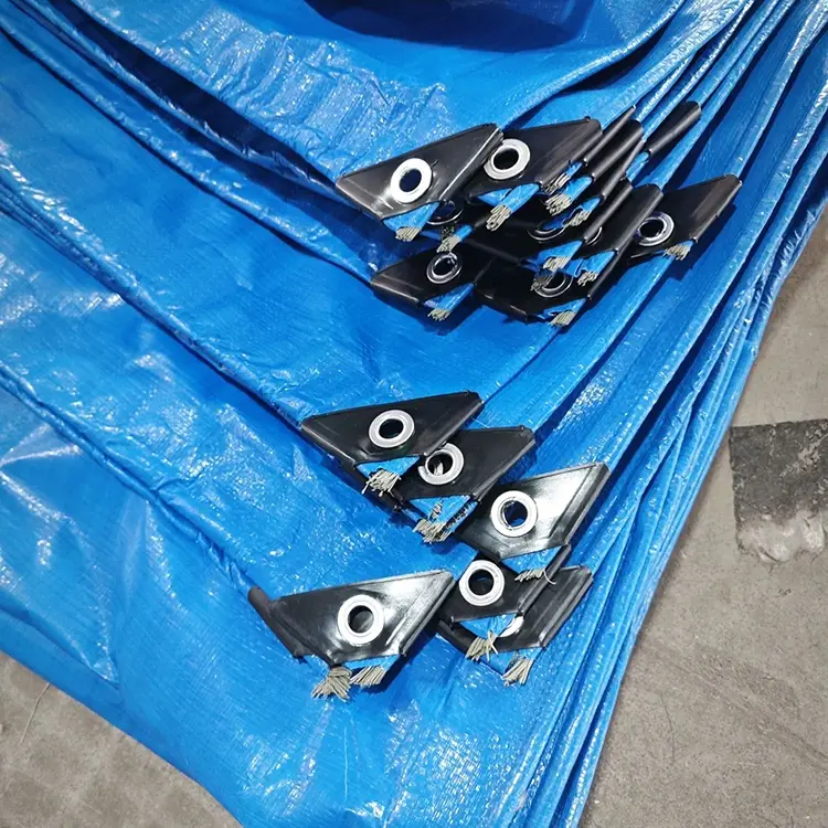 Μπλε 150GSM PE Tarpaulin