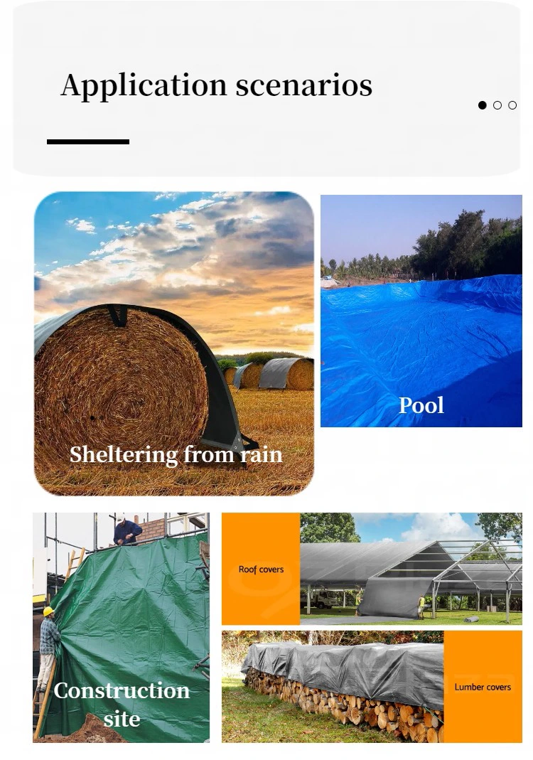 Blue 150Gsm PE Tarpaulin