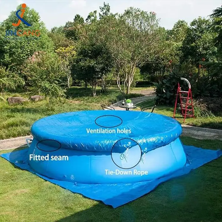 Πάνω από το εξώφυλλο της πισίνας