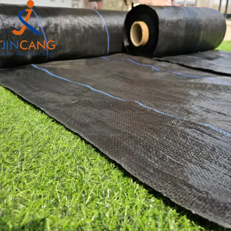 Geotextile Grass Barrier Black Weed Barrier Fabric Mat